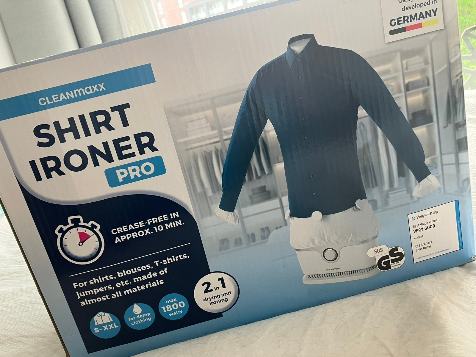 SHIRT IRONER - STRIJKPOP CLEANMAXX, Ophalen, Zo goed als nieuw
