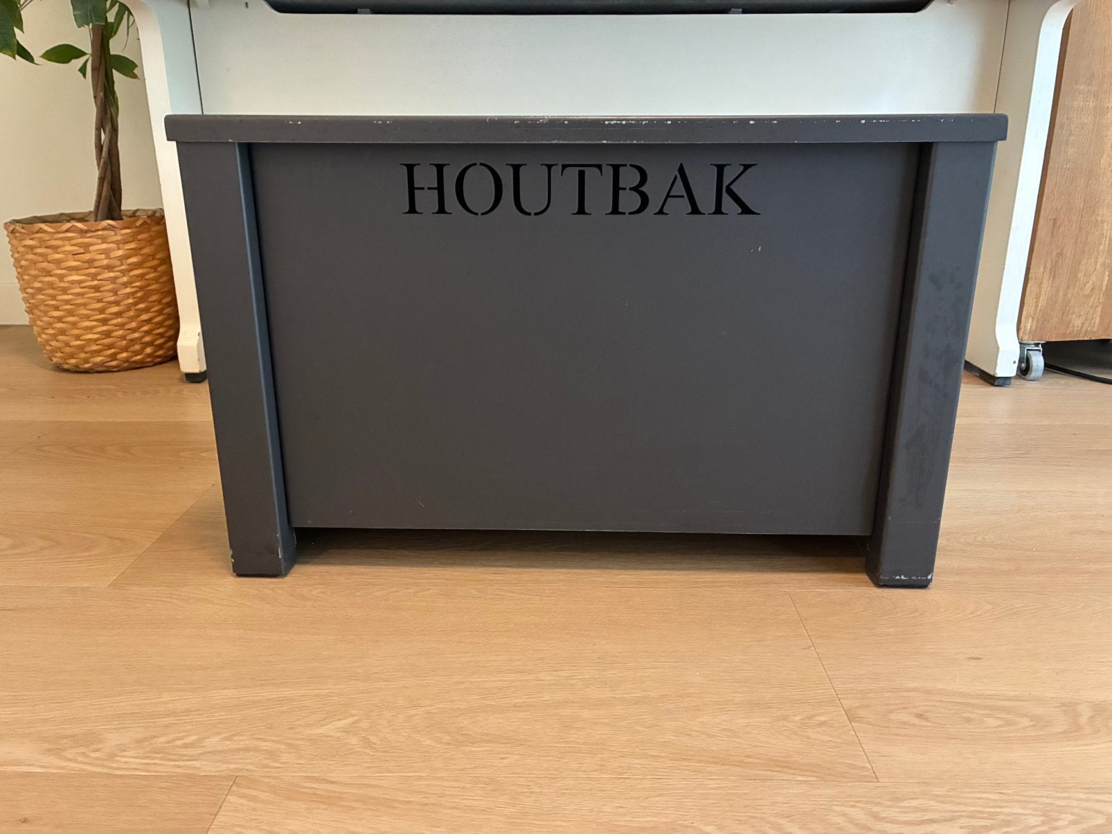 Houtbak, Ophalen, Zo goed als nieuw, Minder dan 50 cm