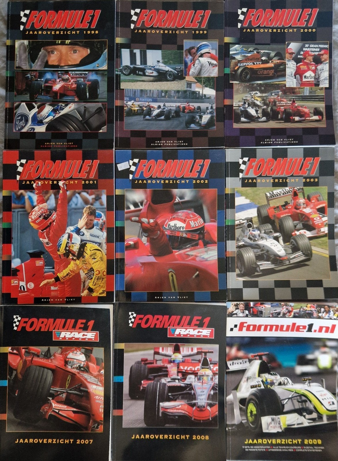 Formule 1 Jaaroverzichten, Ophalen, Zo goed als nieuw