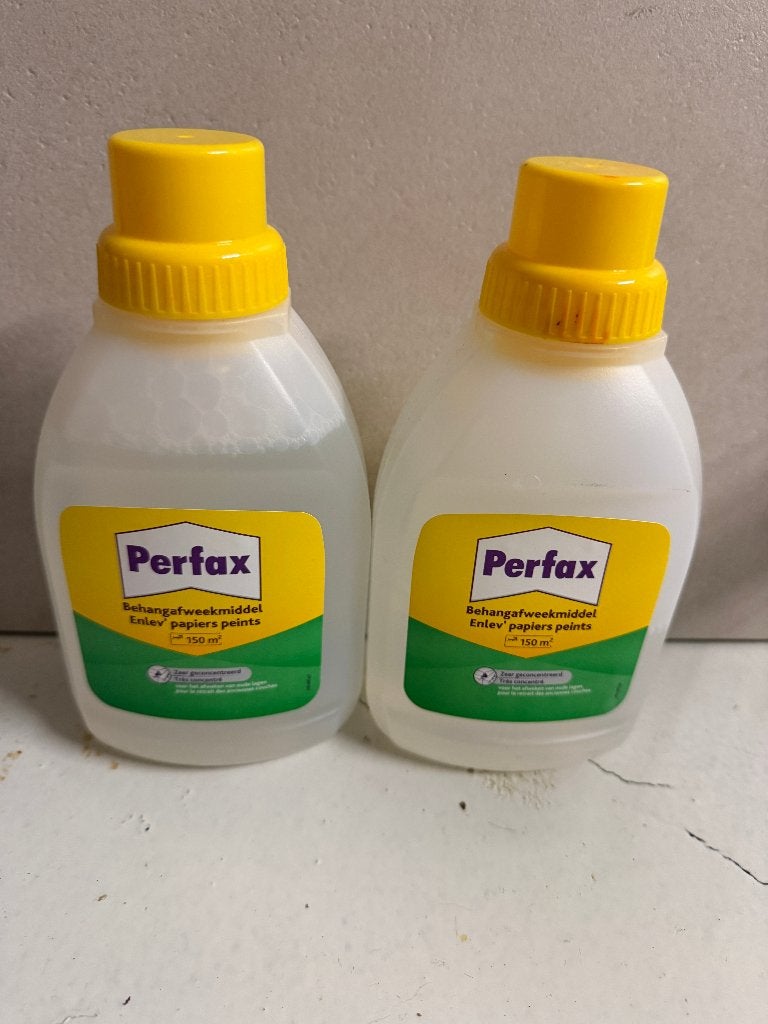 flesje + extra's Behang afweek Perfax, Ophalen