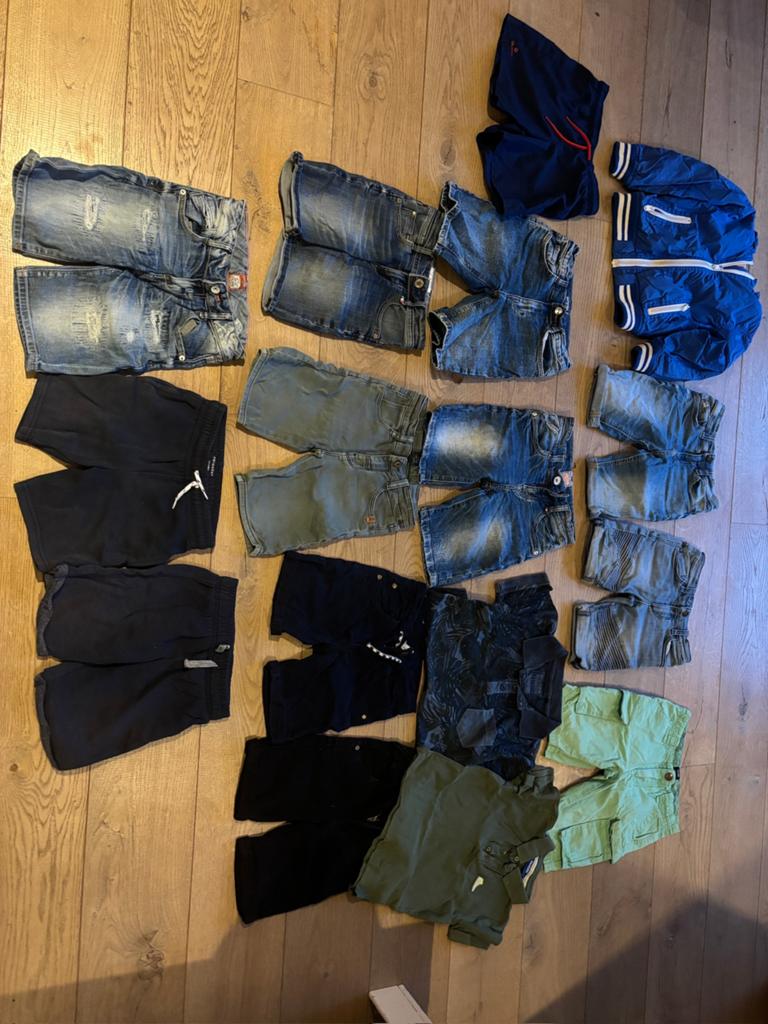 Korte broeken/shorts draagmaat 116 (o.a. Vingino Name it), Kinderen en Baby's, Kinderkleding | Maat 116, Gebruikt, Ophalen of Verzenden