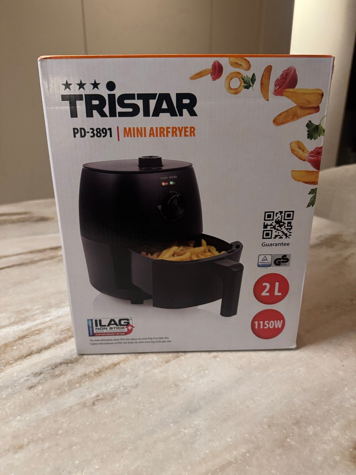 Tristar PD-3891 Mini Airfryer - Nieuw in doos, Witgoed en Apparatuur, Ophalen of Verzenden, Nieuw, Airfryer