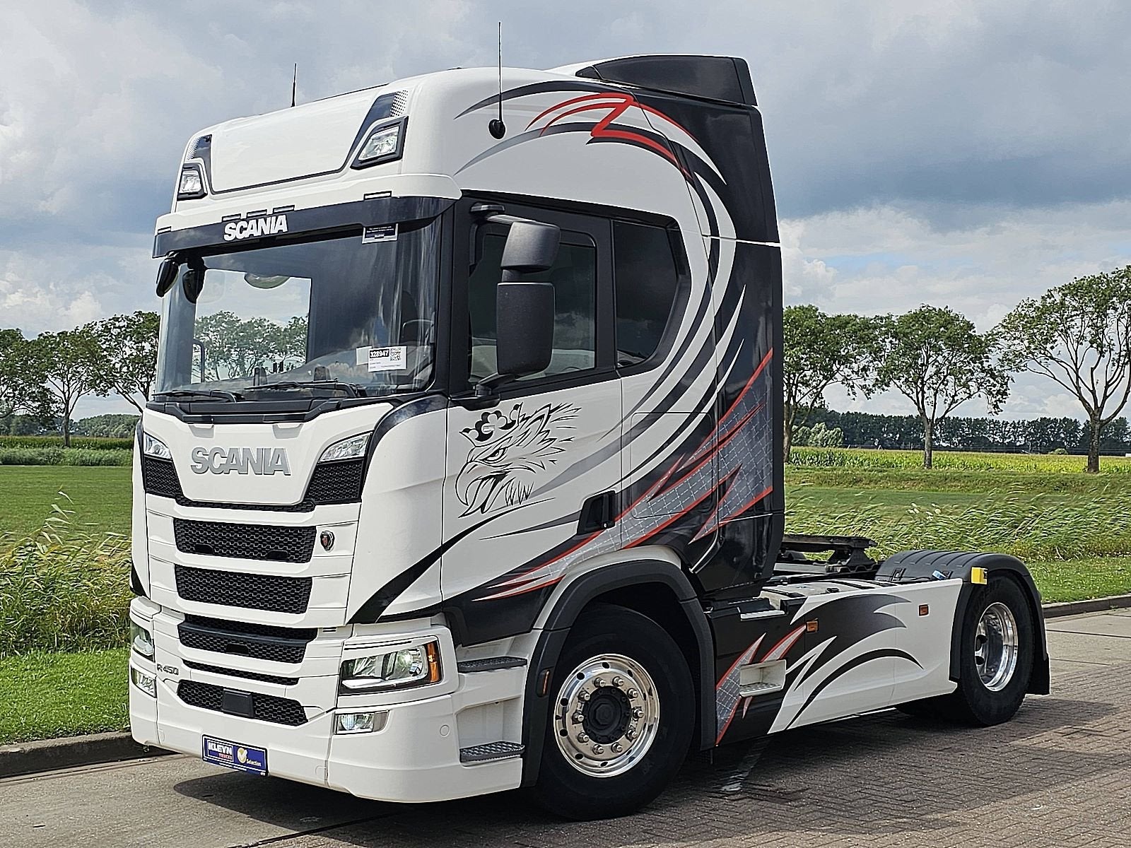 SCANIA R450 full air retarder, Automaat, Euro 6, Scania, Wit