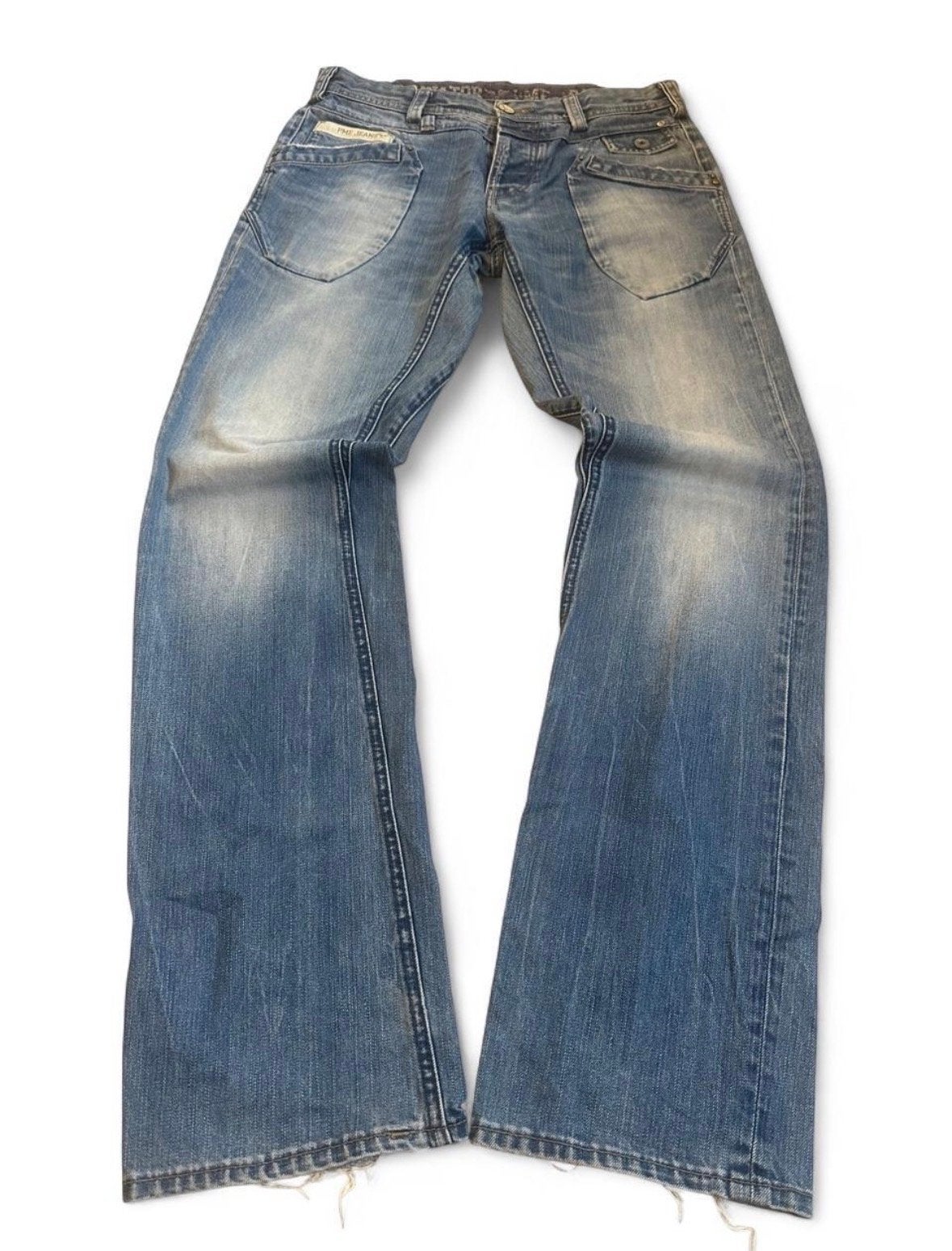 PME Legend Aviator Jeans W32 L36 Wide Leg 100% Katoen, Ophalen of Verzenden, Gedragen, Blauw, W32 (confectie 46) of kleiner