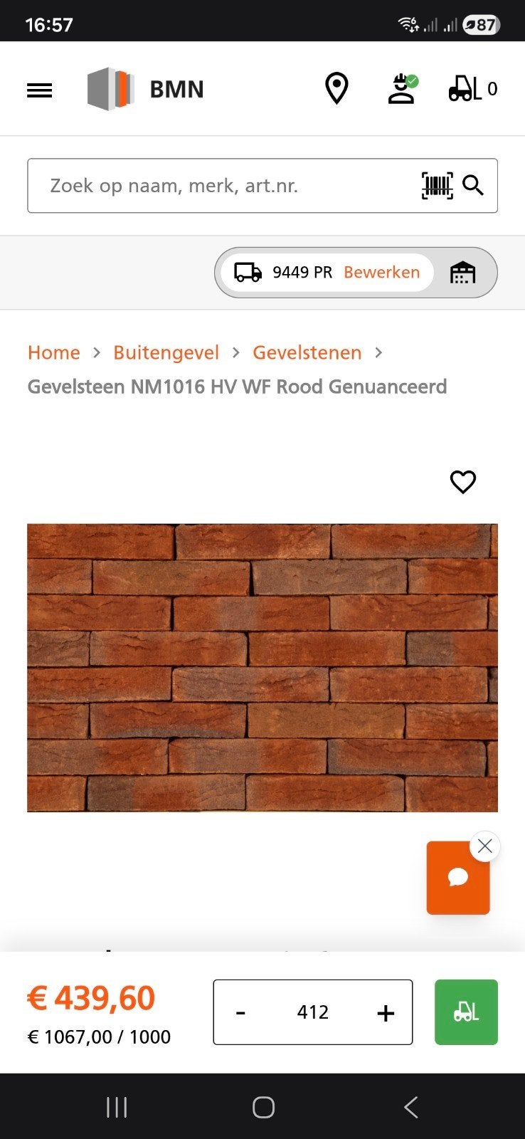 Rodruza Zandberg Handvorm Waalformaat, Doe-het-zelf en Verbouw, Ophalen