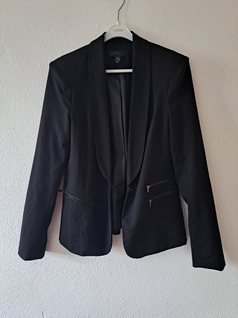 zwart amisu jasje maat 38, Kleding | Dames, Maat 38/40 (M), Zwart, Ophalen of Verzenden, Zo goed als nieuw