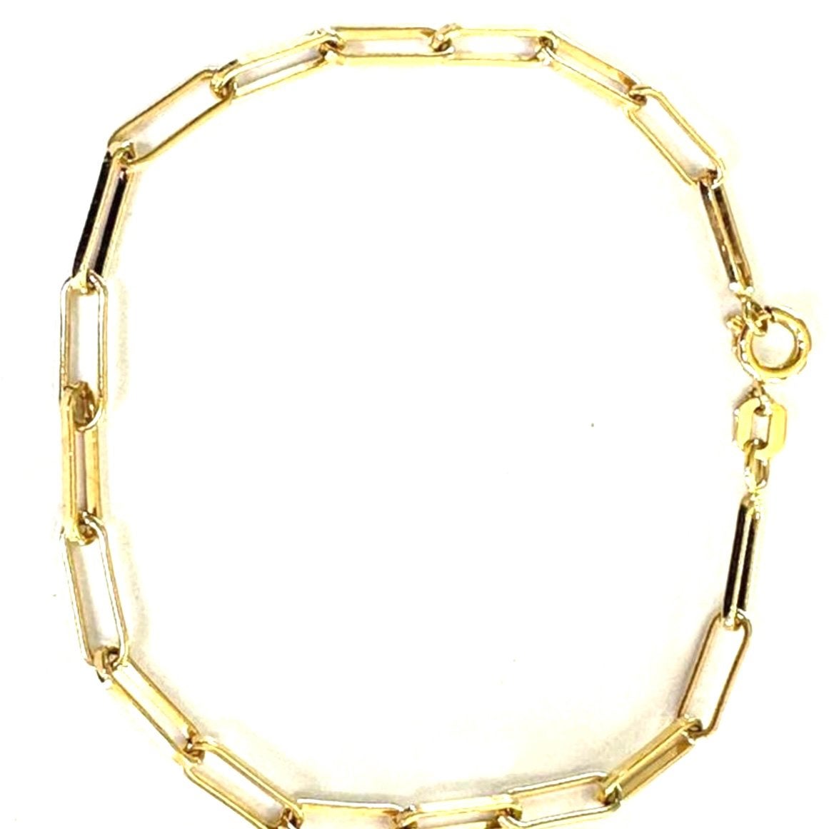Smalle 18kt vergulde “Close for Ever” armband, Verzenden, Zo goed als nieuw, Goud, Overige materialen