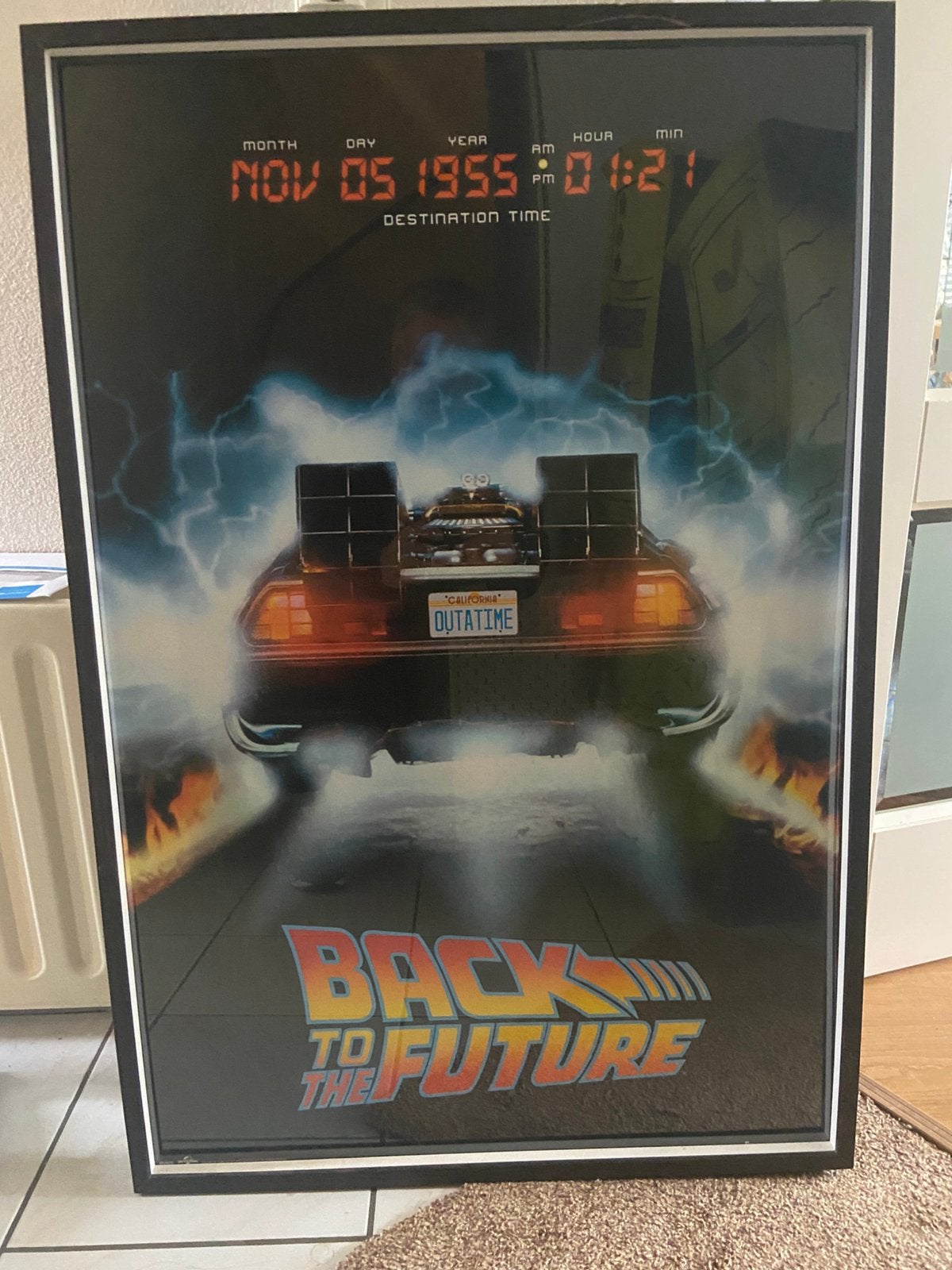 Filpmposter Back to the Future in lijst, Ophalen, Met lijst, Deurposter of groter, Film en Tv