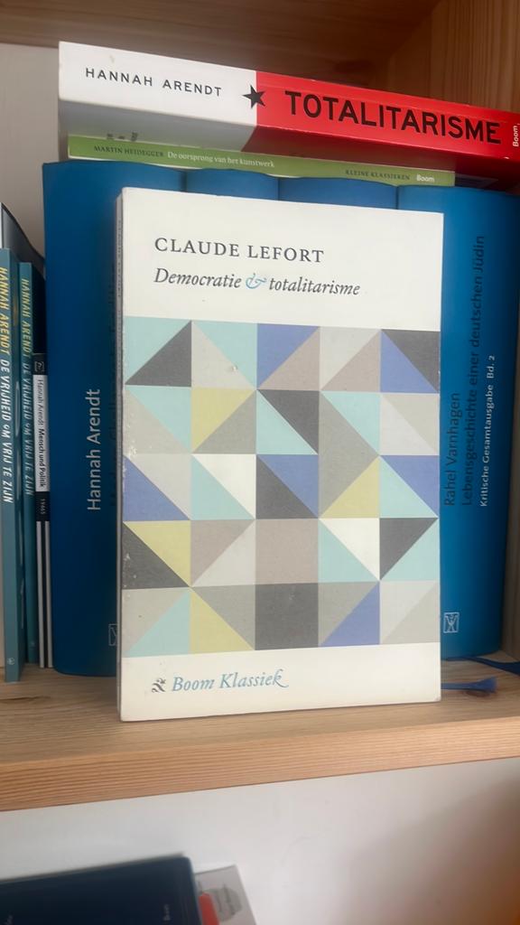 Claude Lefort - Democratie en totalitarisme, Ophalen of Verzenden, Zo goed als nieuw, Claude Lefort; Bart Verheijen