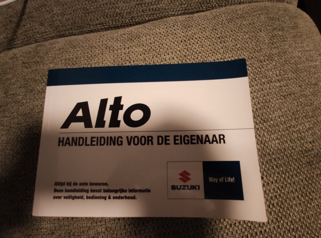 Suzuki Alto handleiding, Ophalen of Verzenden