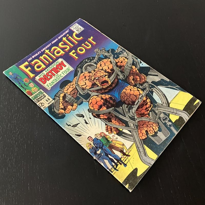 Fantastic Four Vol.1 #68 (1967) FN (6.0), Amerika, Marvel Comics, Ophalen of Verzenden, Gelezen