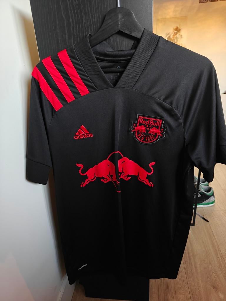 Authentiek New York Red Bull shirt - Zwart/Rood, Maat 52/54 (L), Zwart, Ophalen of Verzenden, Zo goed als nieuw