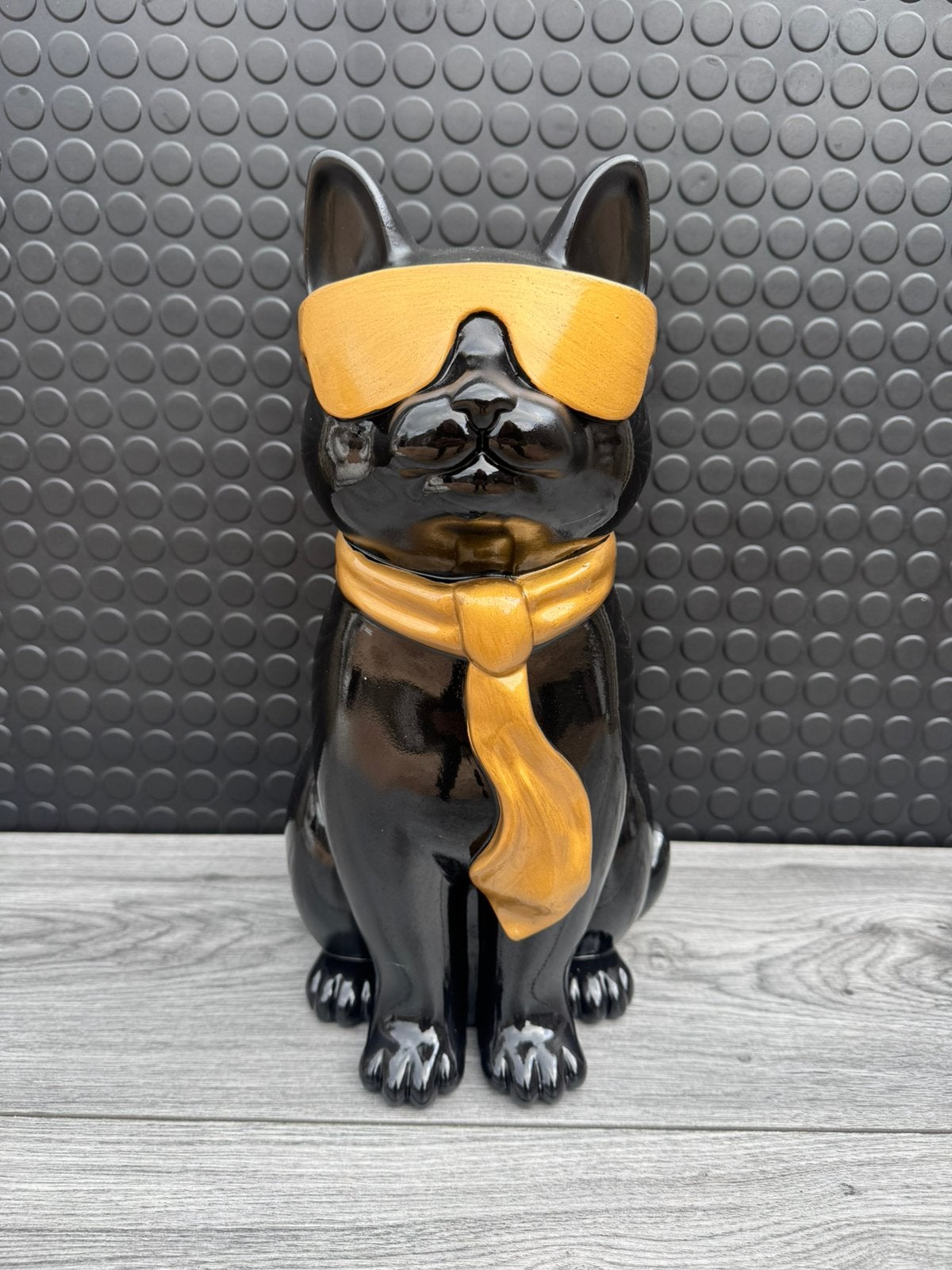 poes met bril, Verzamelen, Beelden en Beeldjes, Ophalen of Verzenden, Nieuw, Dier