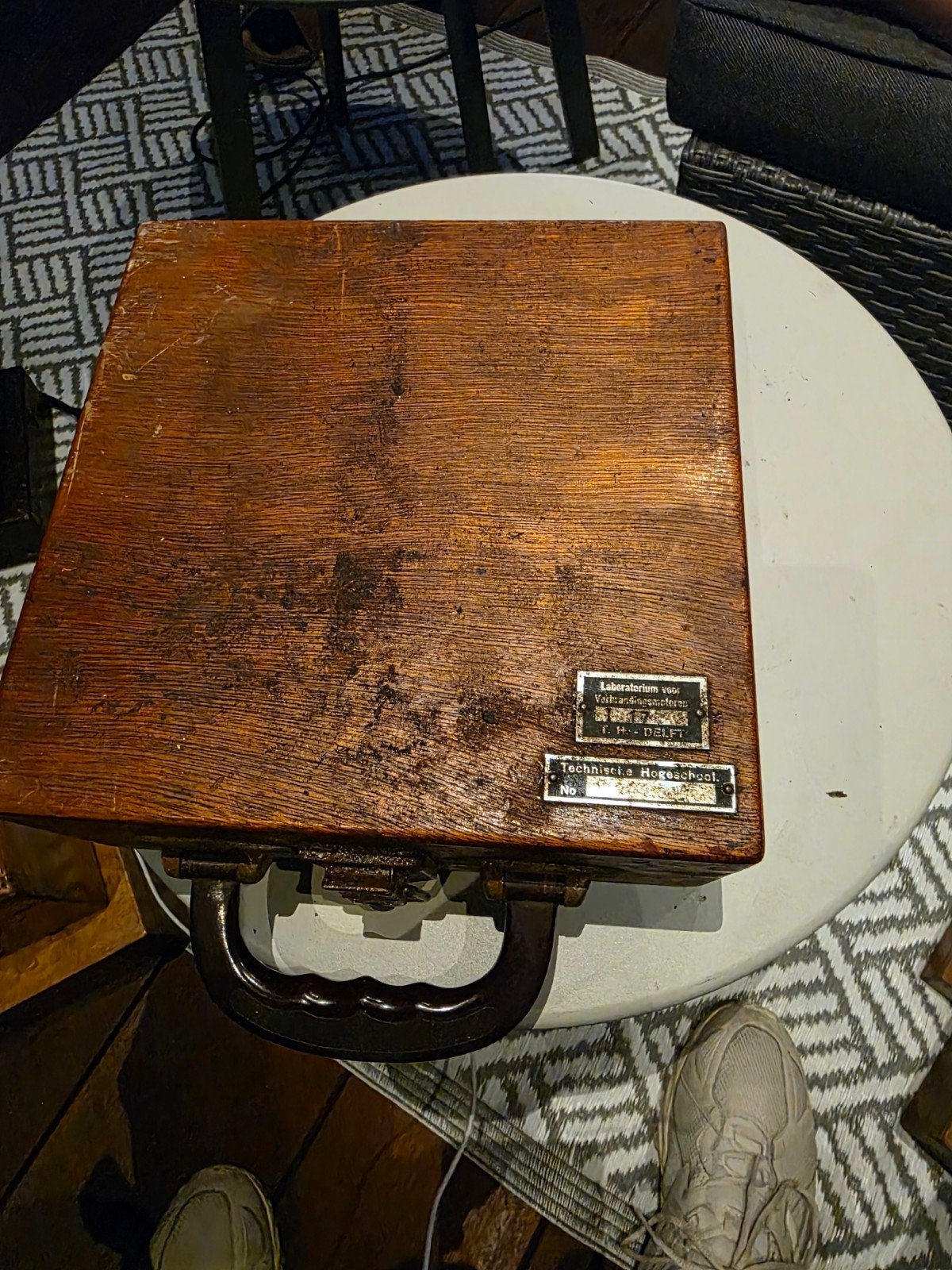 Antieke Pi-Meter van Lehmann & Michels, T.H. Delft, Ophalen