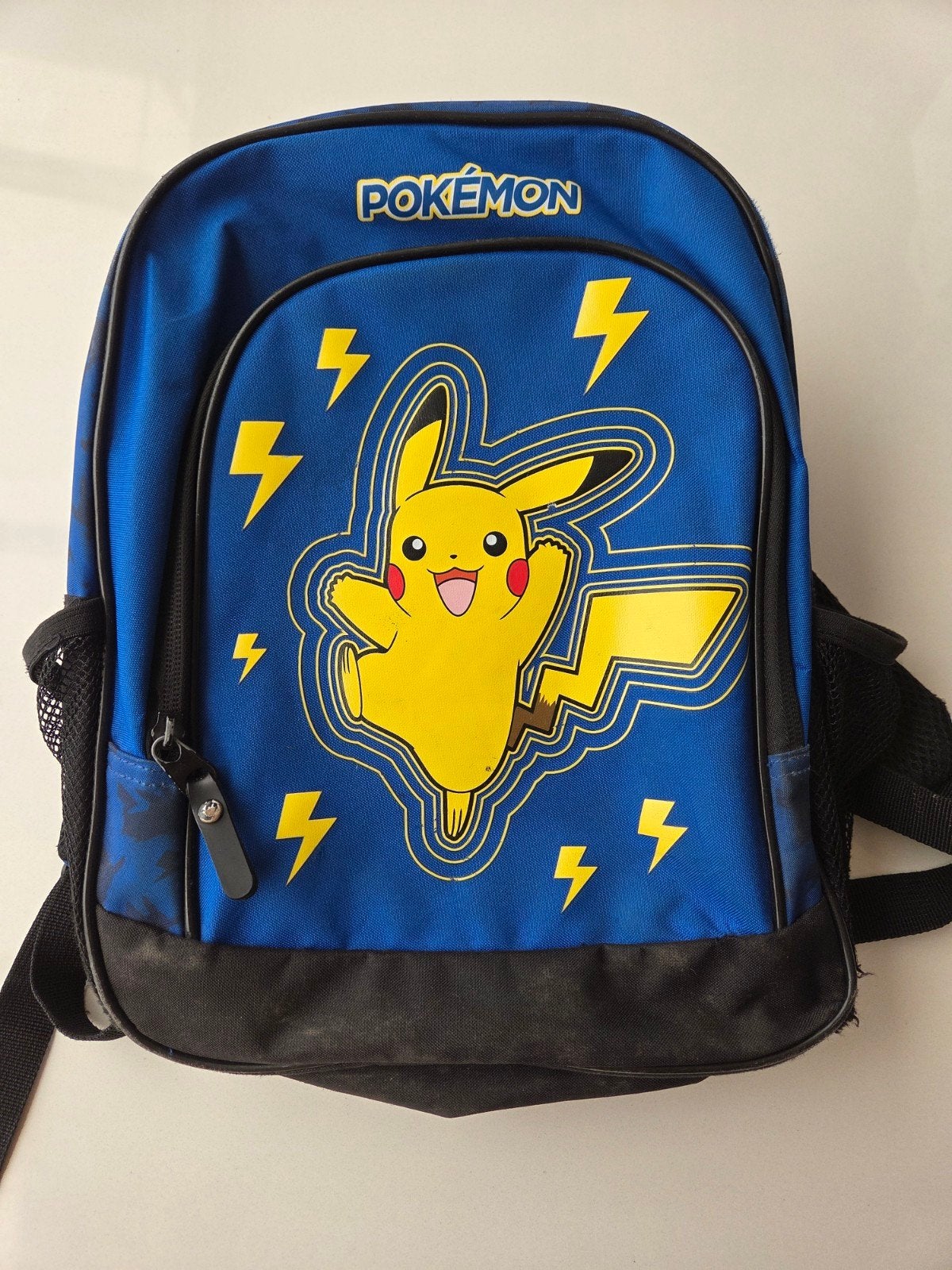 Pokémon Pikachu Kinderrugzak - Blauw (32x25 cm), Overige merken, Gebruikt, 25 tot 40 cm, Ophalen of Verzenden