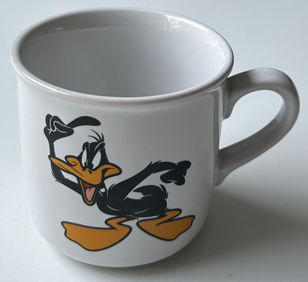 Daffy Duck Looney Tunes Beker - 2000 - 8cm hoogte, Ophalen of Verzenden, Looney Tunes, Zo goed als nieuw, Gebruiksvoorwerp