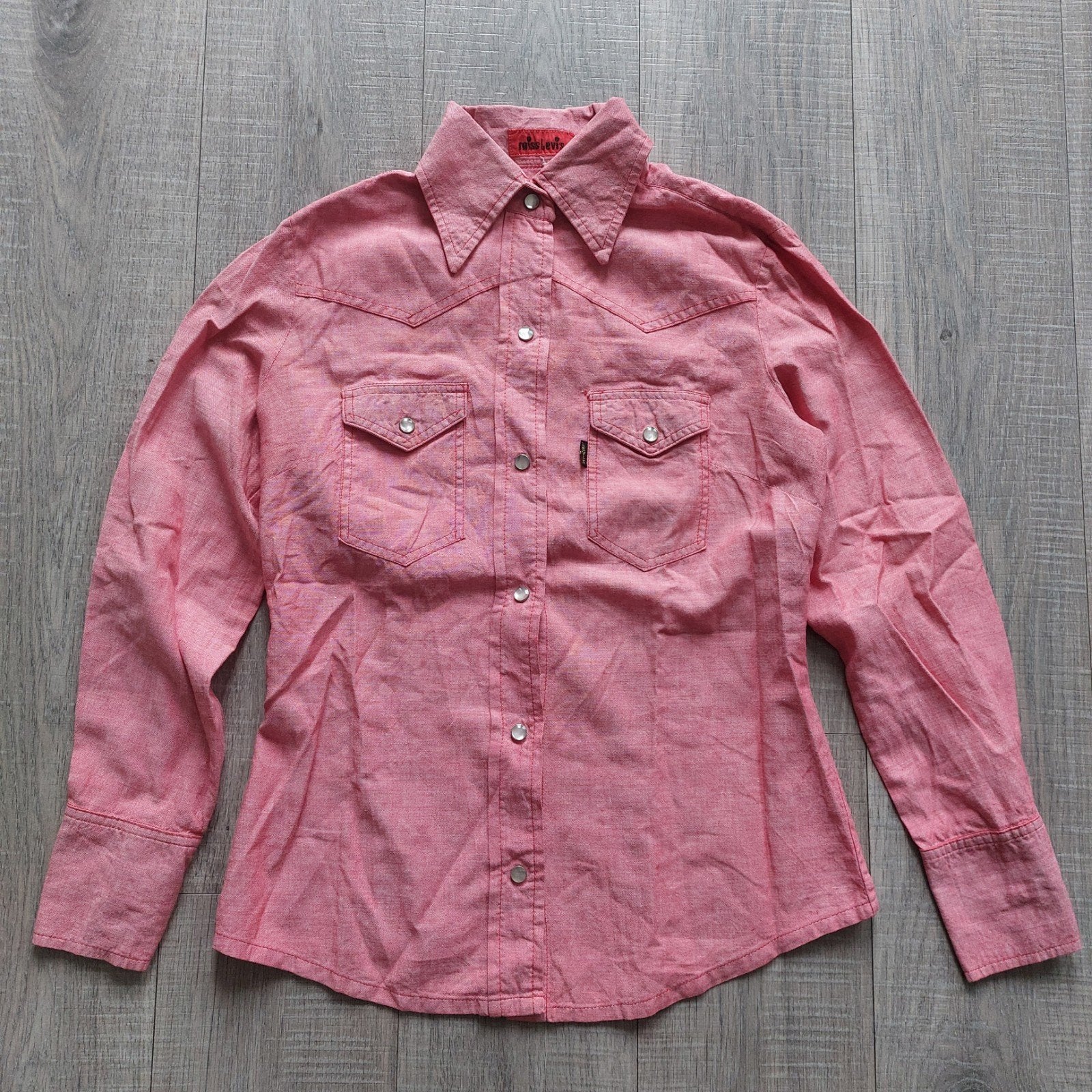 Vintage 60s/70s rare Miss Levis western shirt, Maat 38/40 (M), Overige kleuren, Levi, Ophalen of Verzenden