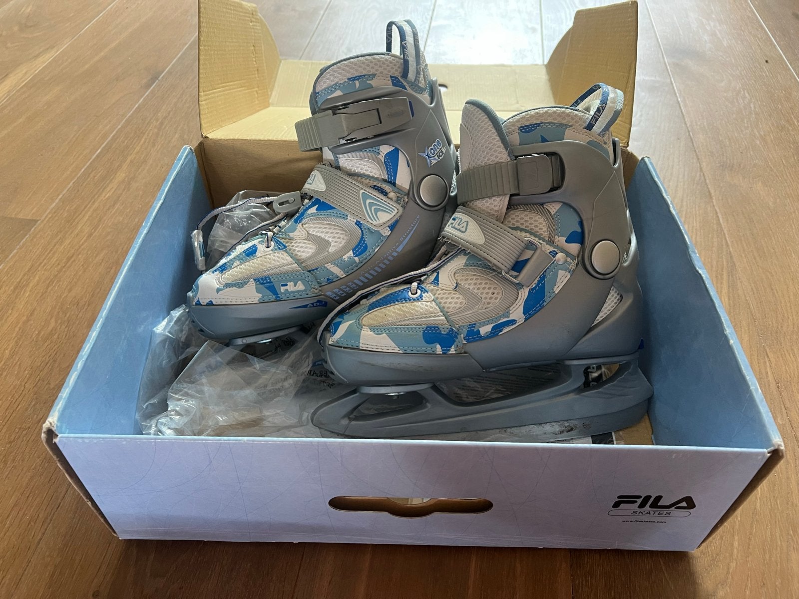 Fila X-One Comp G Ice Schaatsen - Verstelbaar Maat 32-35, Ophalen of Verzenden, Gebruikt, IJshockeyschaatsen, Overige merken
