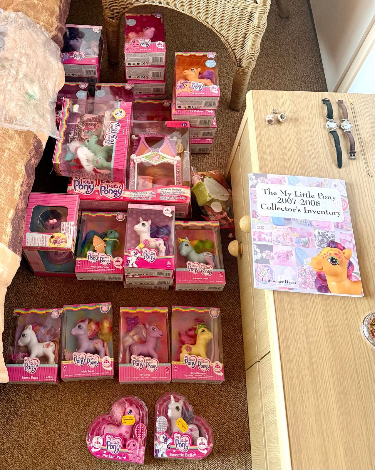 My Little Pony 2007-2008 Collectie + Collectors Boek, Ophalen of Verzenden, Nieuw