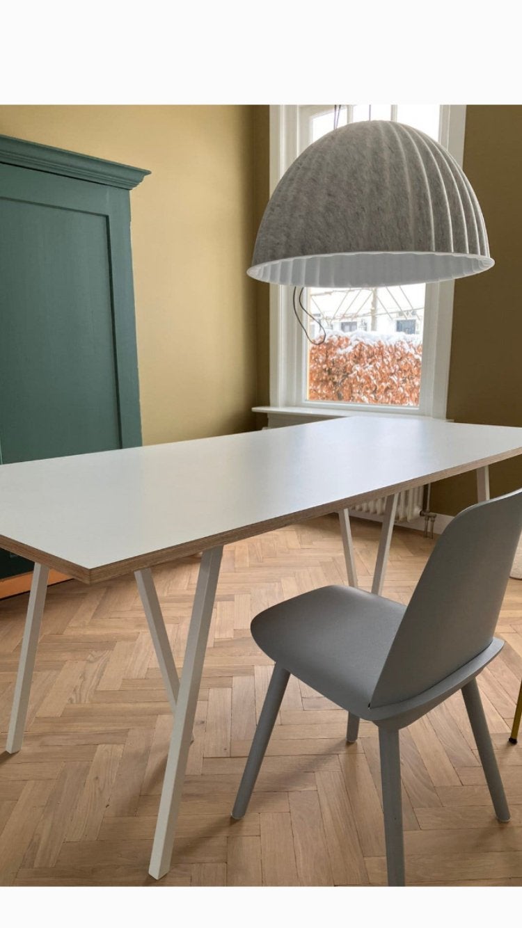 Hay loopstand eettafel wit, Huis en Inrichting, Tafels | Eettafels, Zo goed als nieuw, 50 tot 100 cm, Rechthoekig, Ophalen