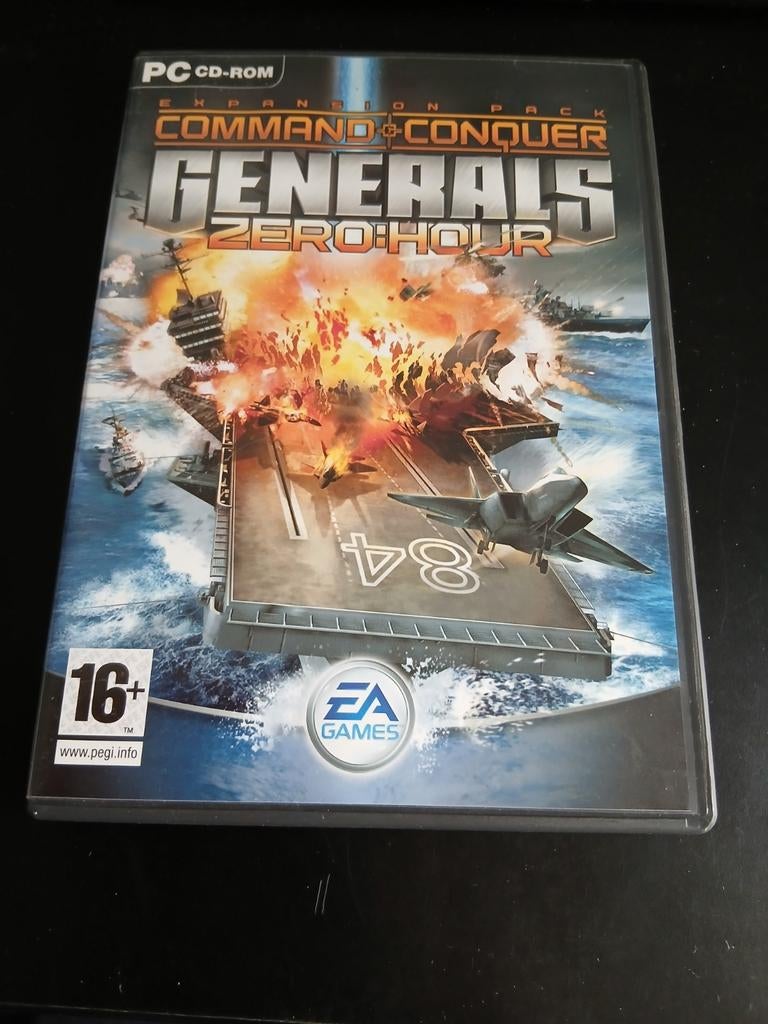 Command & conquer generals zero:hour pc compleet, 1 speler, Ophalen of Verzenden, Zo goed als nieuw, Vanaf 3 jaar