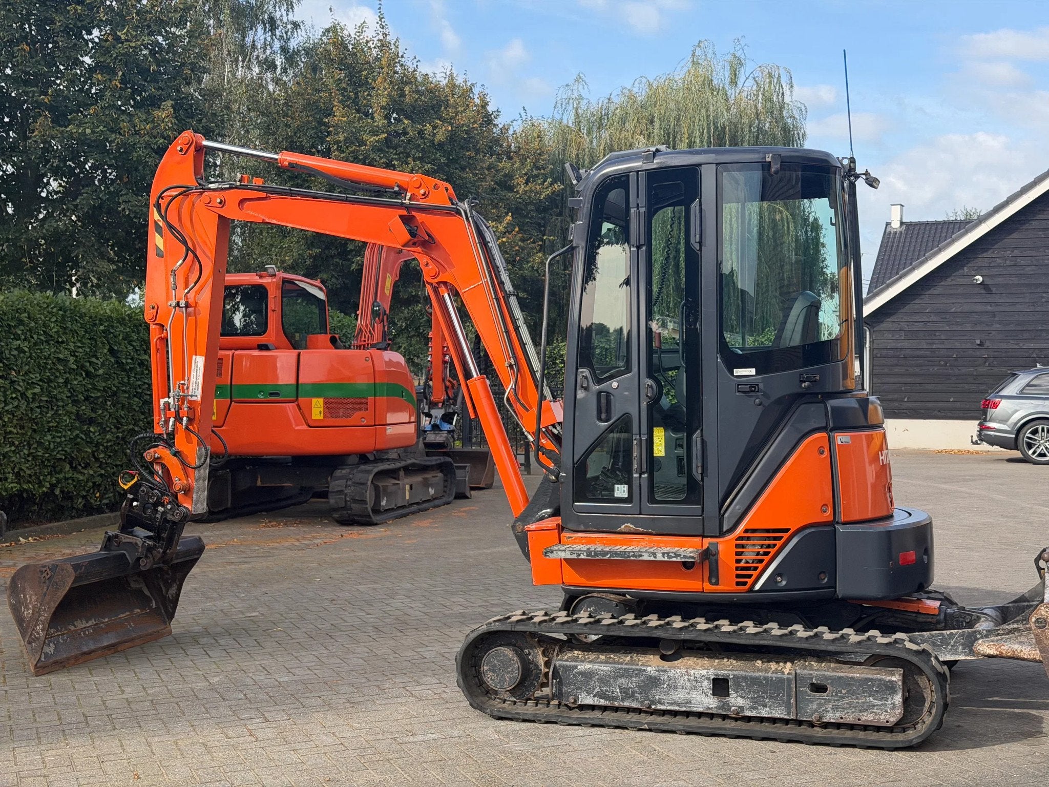 Hitachi ZX35U-2 CLR (bj 2008), Graafmachine