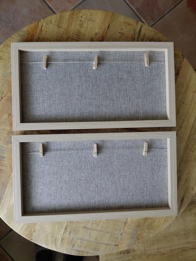 2 lijsten voor foto's, Huis en Inrichting, Woonaccessoires | Schilderijen, Tekeningen en Foto's, Schilderij, Minder dan 50 cm