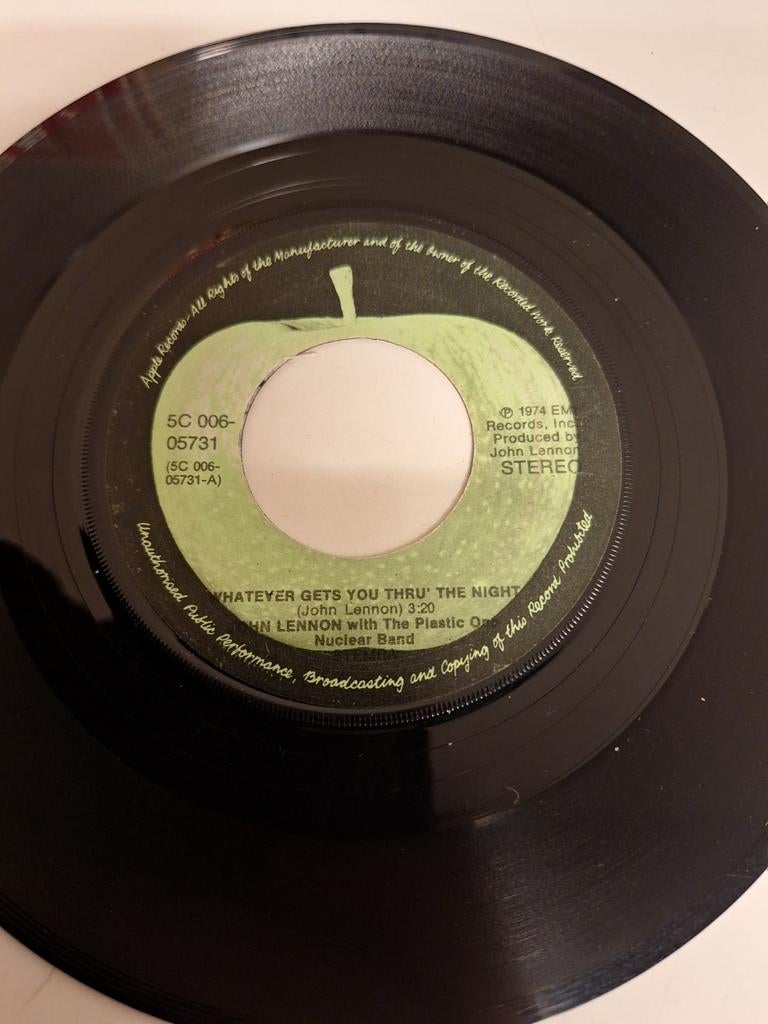 John Lennon - Whatever gets you thru the night, 1974., Verzenden, 1970 - 1979, 7 inch