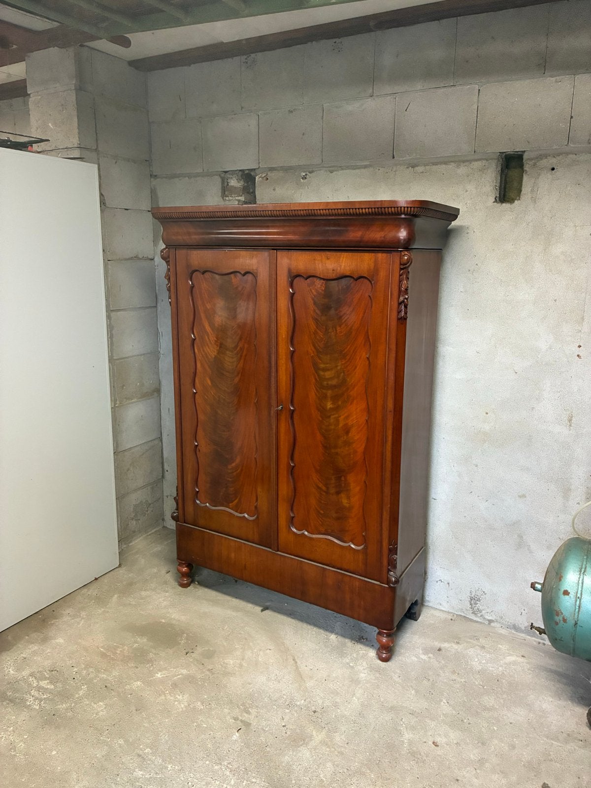 Antieke Mahonie Kast - Klassiek en Elegant, Antiek en Kunst, Ophalen