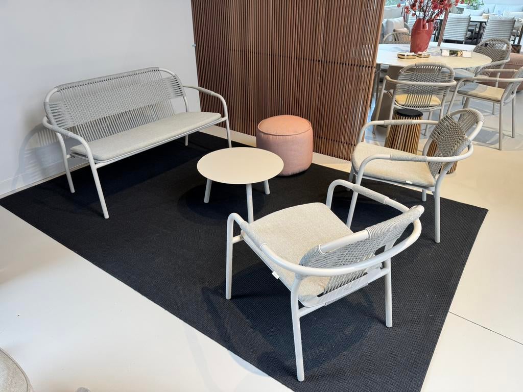 - 50% ! Vincent Sheppard Cleo loungeset - SHOWROOMMODEL, 4 zitplaatsen, Aluminium, Ophalen of Verzenden, Loungeset