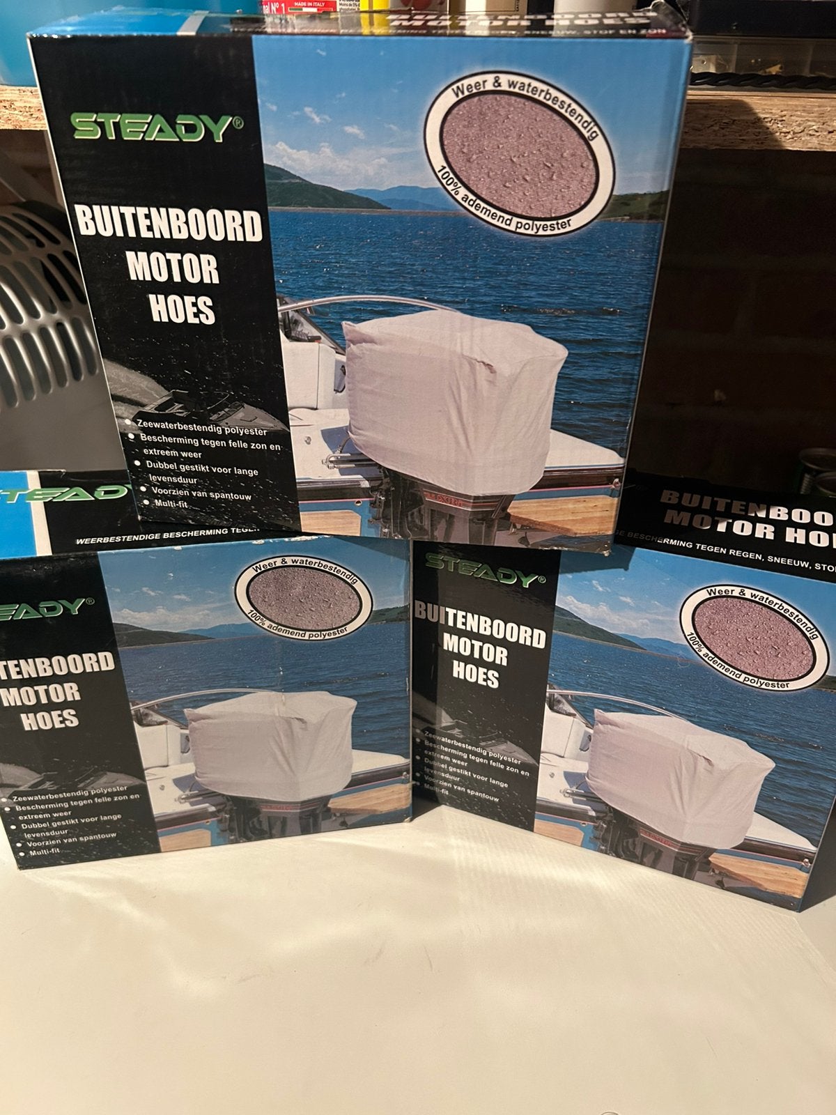 Partij steady buitenboord motor hoezen, Watersport en Boten, Ophalen, Nieuw, Overige typen