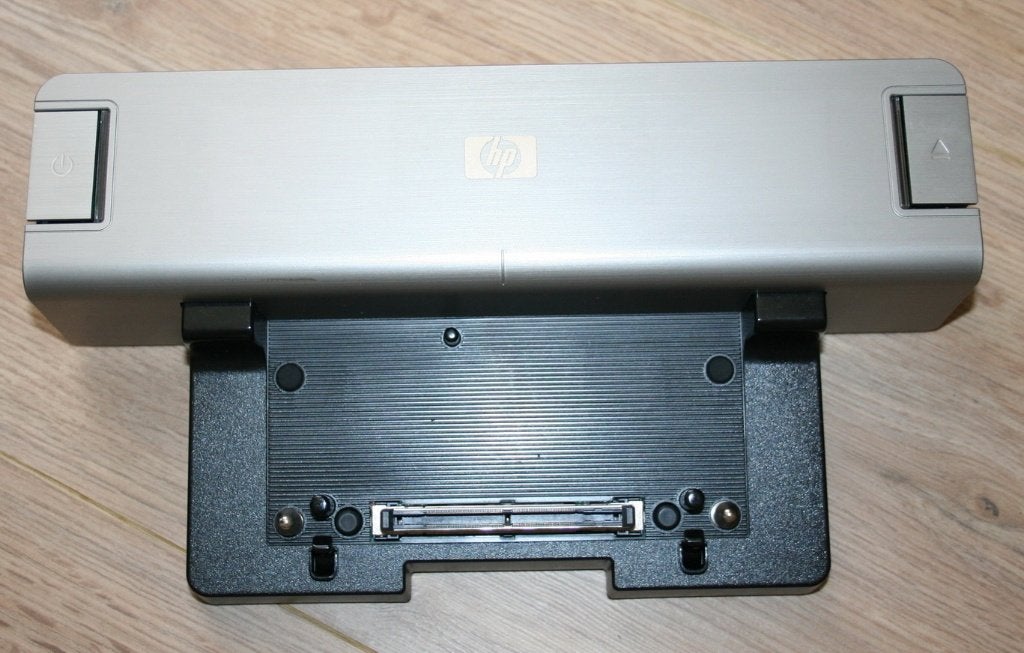 HP docking station HSTNN-I09X / (483203-001) zonder dapter, Ophalen, Zo goed als nieuw, Docking station, Laptop