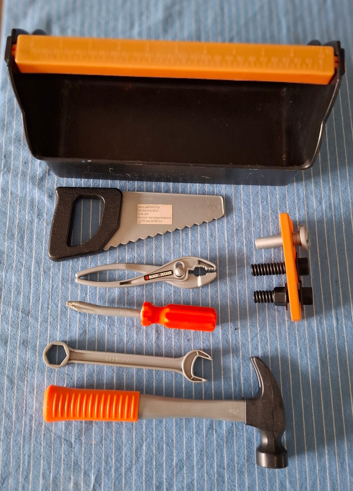 Black & Decker Speelgoed Gereedschapskist met Gereedschap, Ophalen, Gebruikt, Knutselen