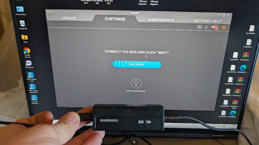 Shimano Di2 oplader en USB PC interface voor E-Tube Project, Fietsen en Brommers, Fietsonderdelen, Overige materialen, Overige typen