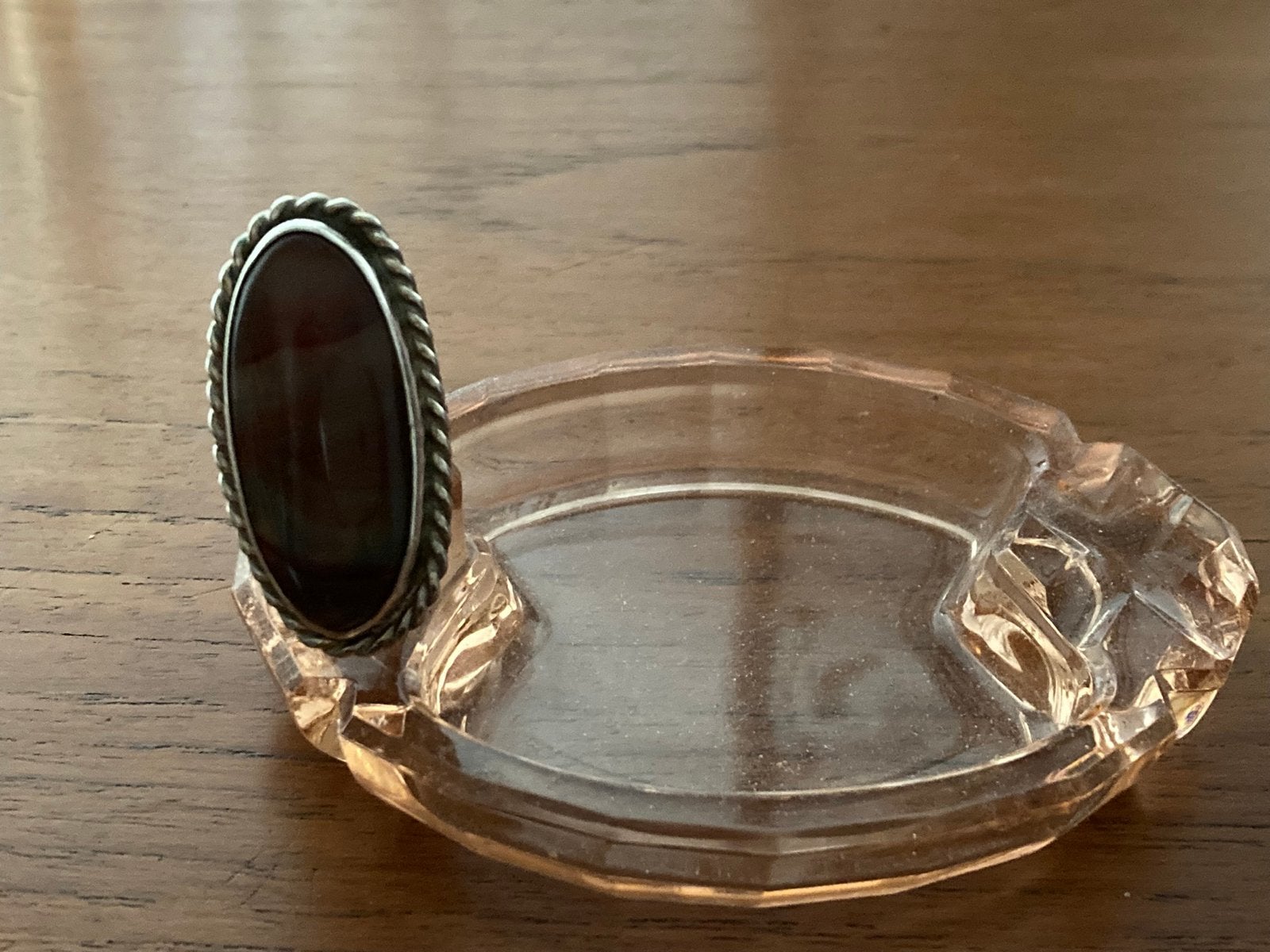 Mooie zilveren agaat ring maat 15,5, Nieuw, Ophalen of Verzenden, Kleiner dan 17, Dame of Heer