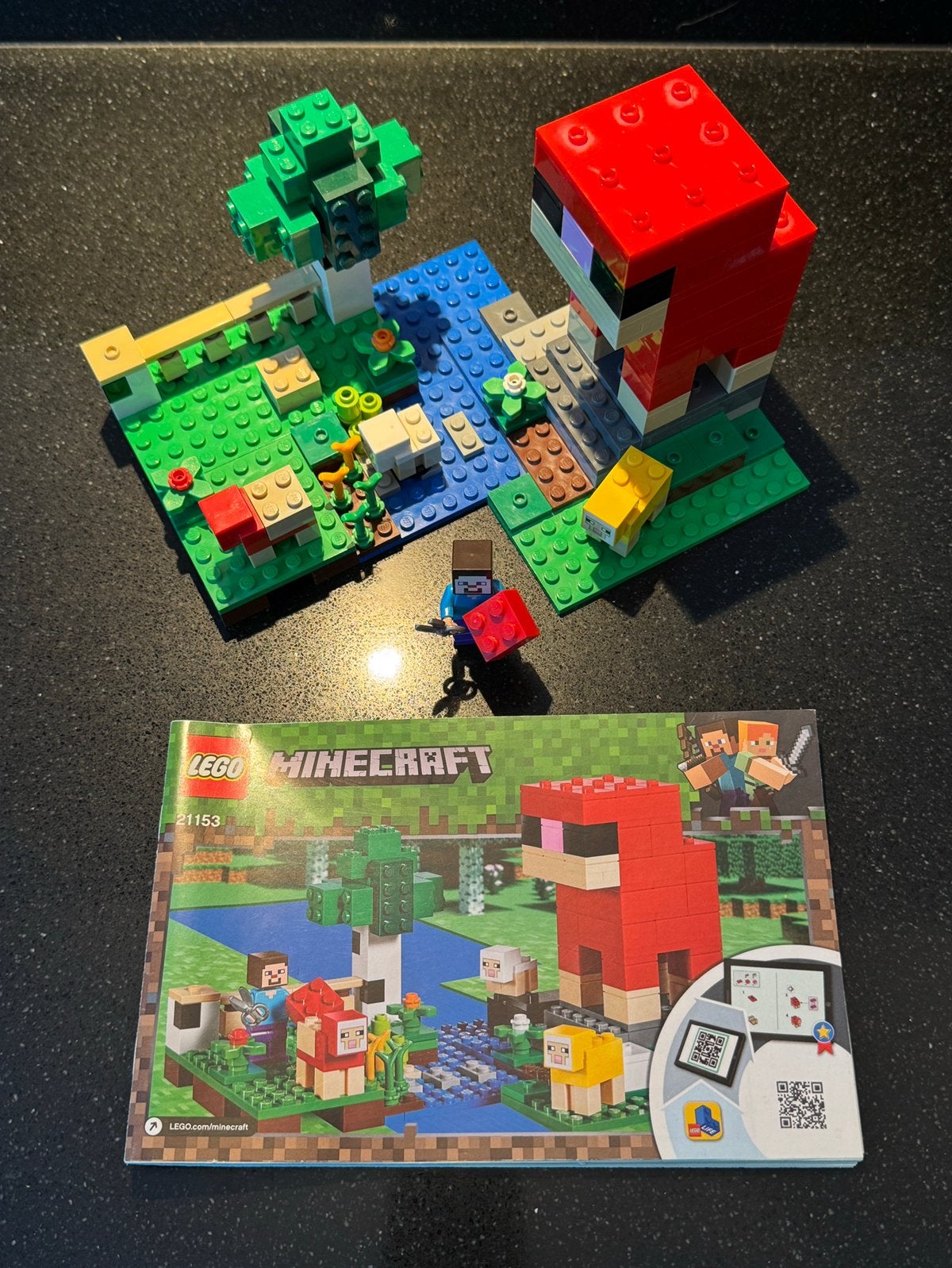 Lego minecraft 21153, Ophalen, Zo goed als nieuw