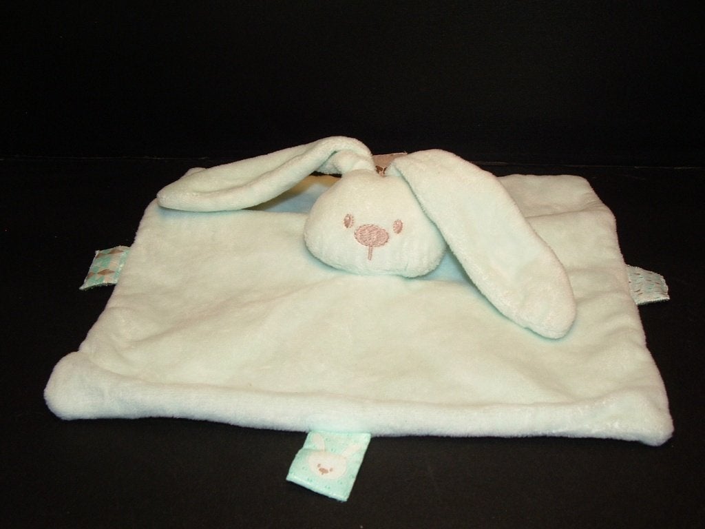 NATTOU KONIJN KNUFFELDOEK VELOURS MINTGROEN MET, Ophalen of Verzenden, Nieuw, Overige typen