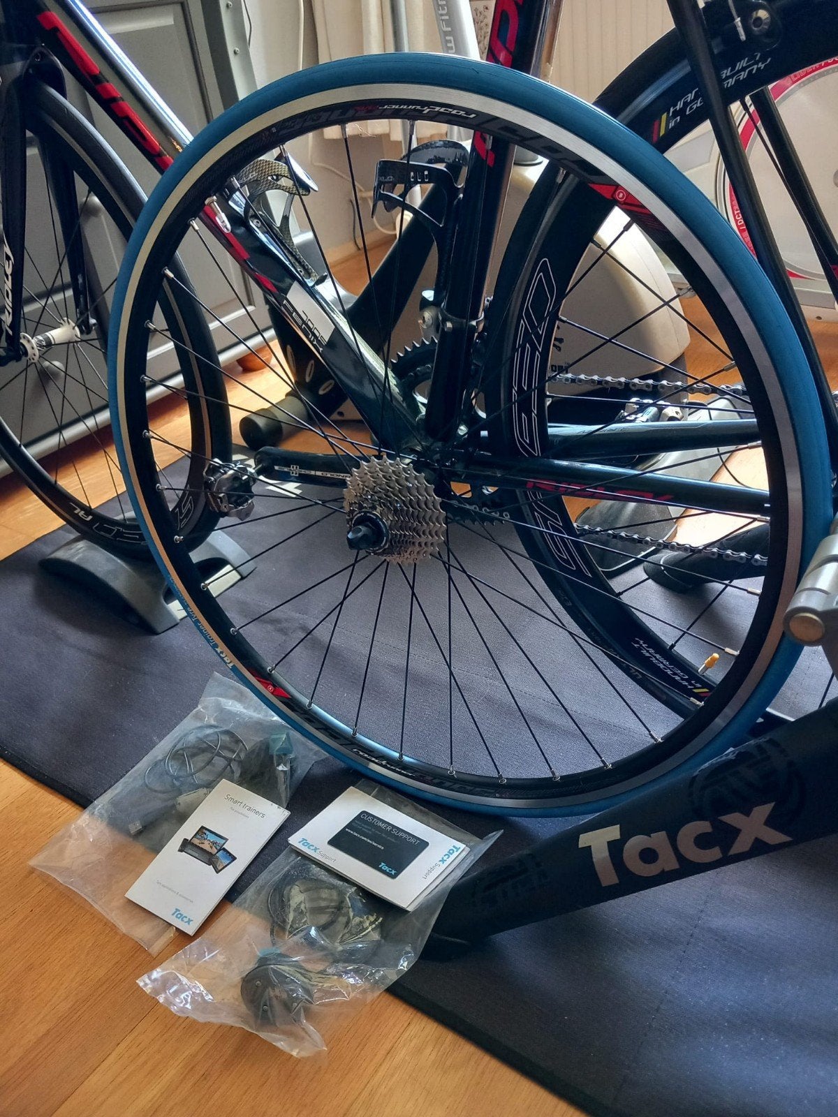 Tacx  fietstrainer incl Ridley Fenix 7005  ALU racefiets, Ophalen