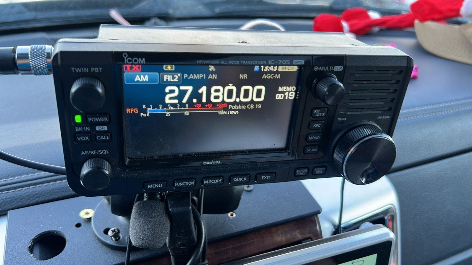 ICOM IC-705 HF/VHF/UHF Transceiver - Zo goed als nieuw, Telecommunicatie, Ophalen of Verzenden