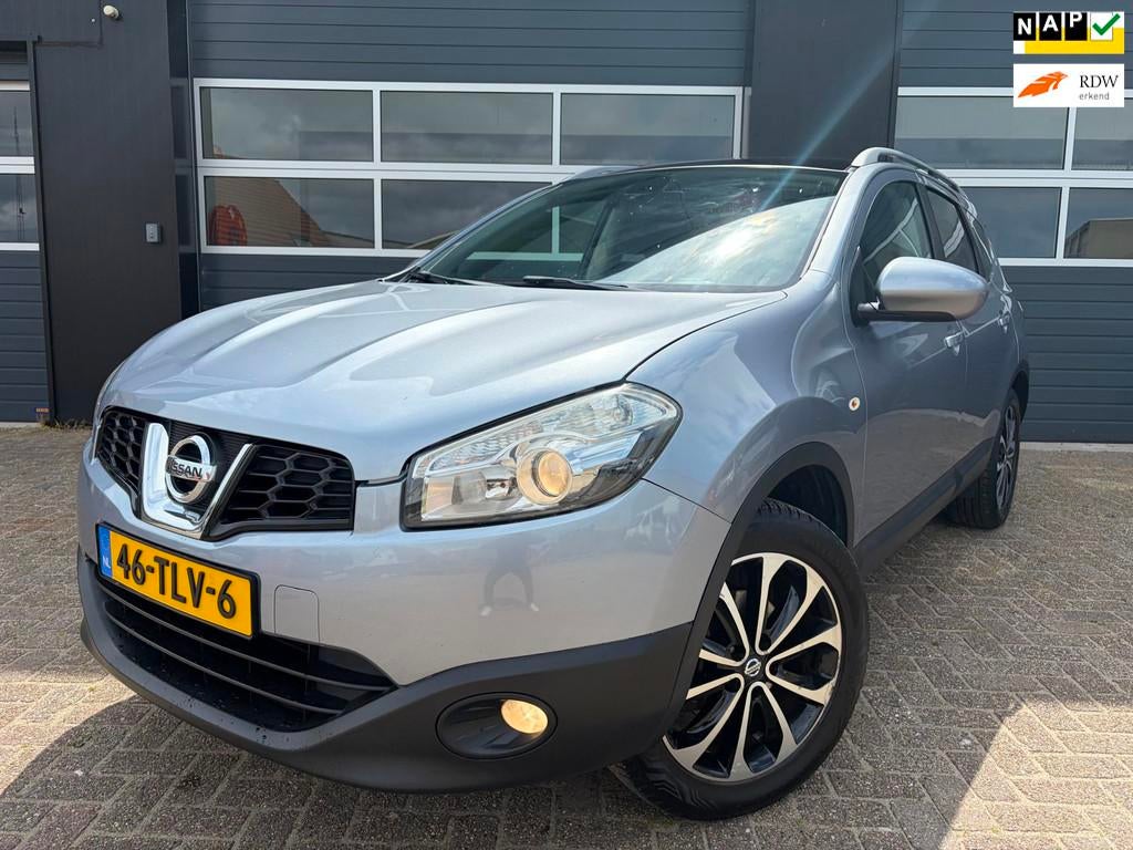 Nissan Qashqai +2 2.0|Airco|Cruise C|Pano|7 Zitter!|, Auto's, Euro 5, Stof, Gebruikt, Zwart