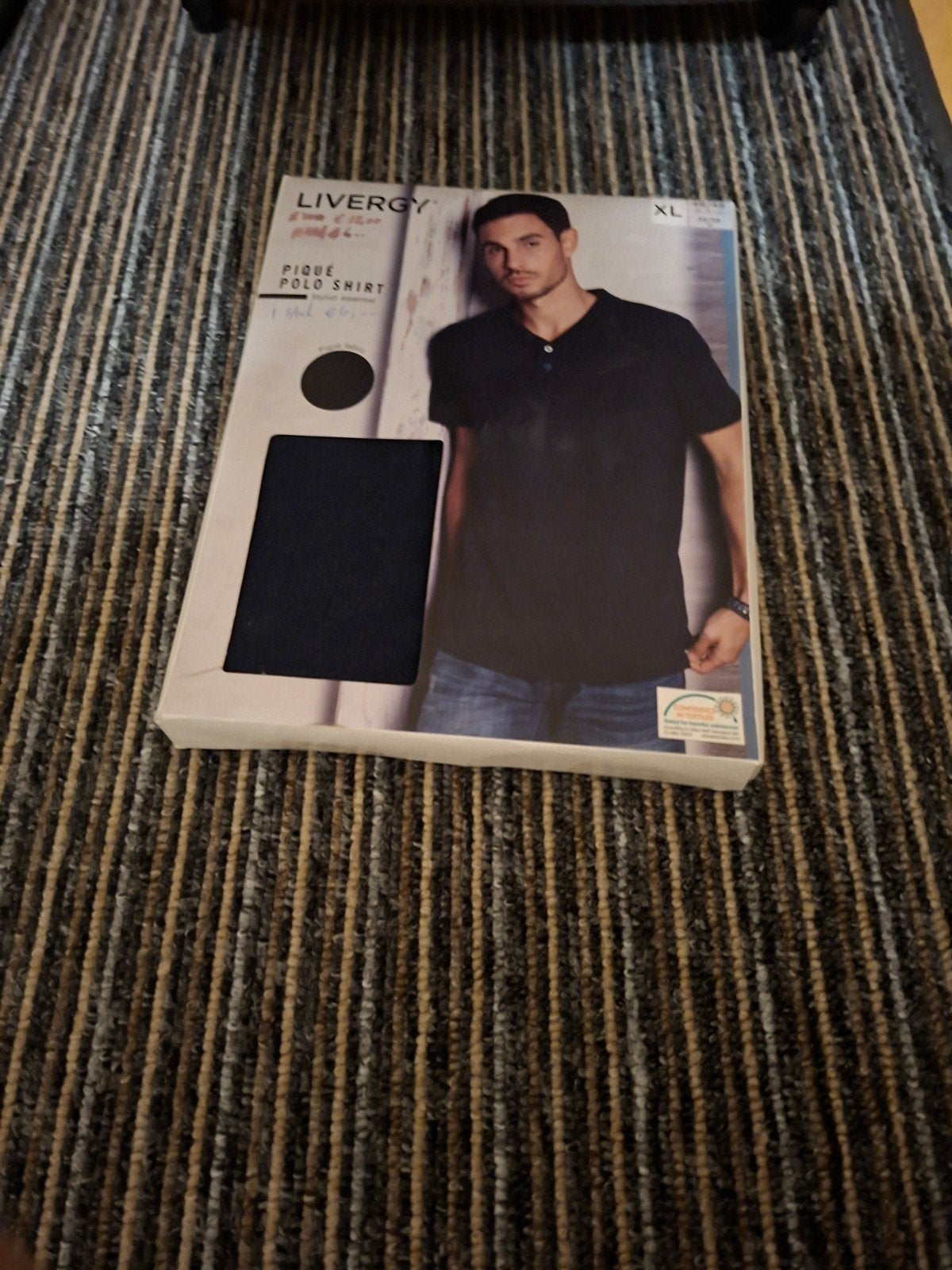 LIVERGY Piqué Poloshirt Heren - Zwart - Maat XL, Kleding | Heren, T-shirts, Ophalen of Verzenden