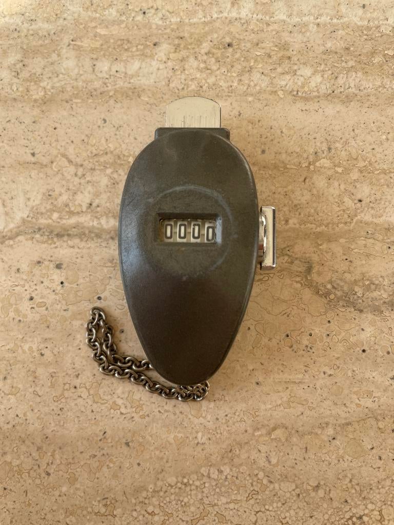 Vintage ENM Made in England Handteller met ketting, Ophalen of Verzenden, Gebruikt