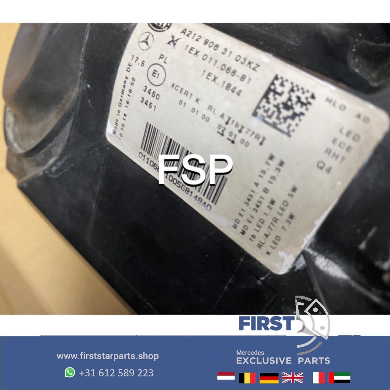 W212 W207 C207 S212 FULL LED ILS KOPLAMP LINKS E KLASSE FACE, -, Ophalen of Verzenden, -, Gereviseerd