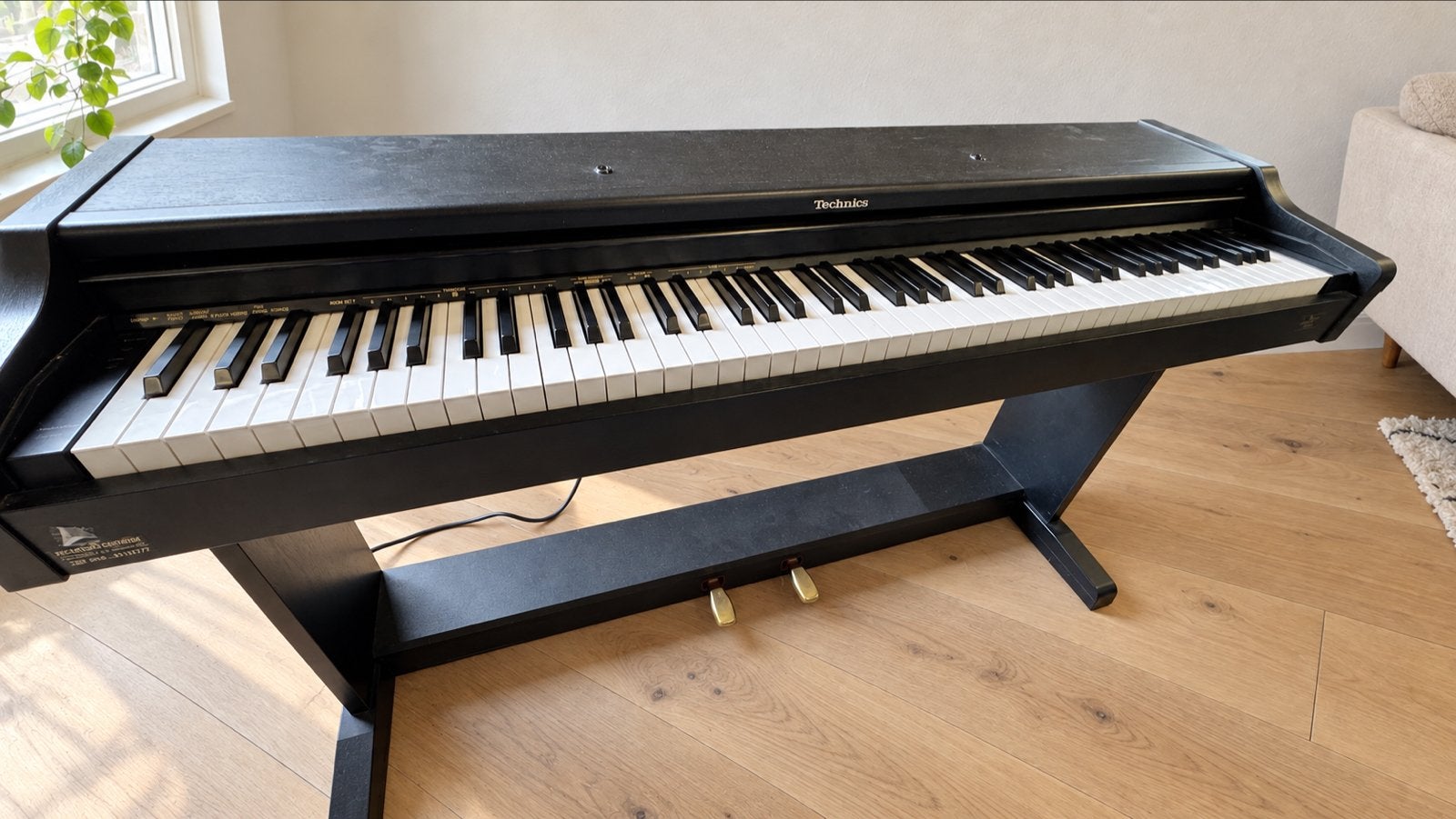 Technics SX-PC25 digitale piano, Goede Staat, Muziek en Instrumenten, Ophalen, Gebruikt, Zwart, Digitaal