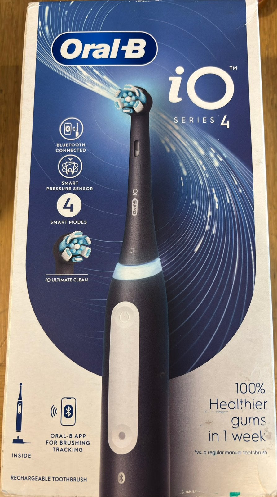 Oral-B iO series 4 elektrische tandenborstel zwart origineel, Ophalen, Nieuw, Tandenborstel