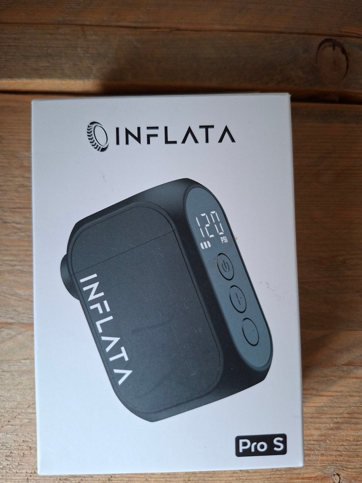 INFLATA Pro S Draagbare Luchtpomp, Ophalen of Verzenden, Drukmeter, Zo goed als nieuw
