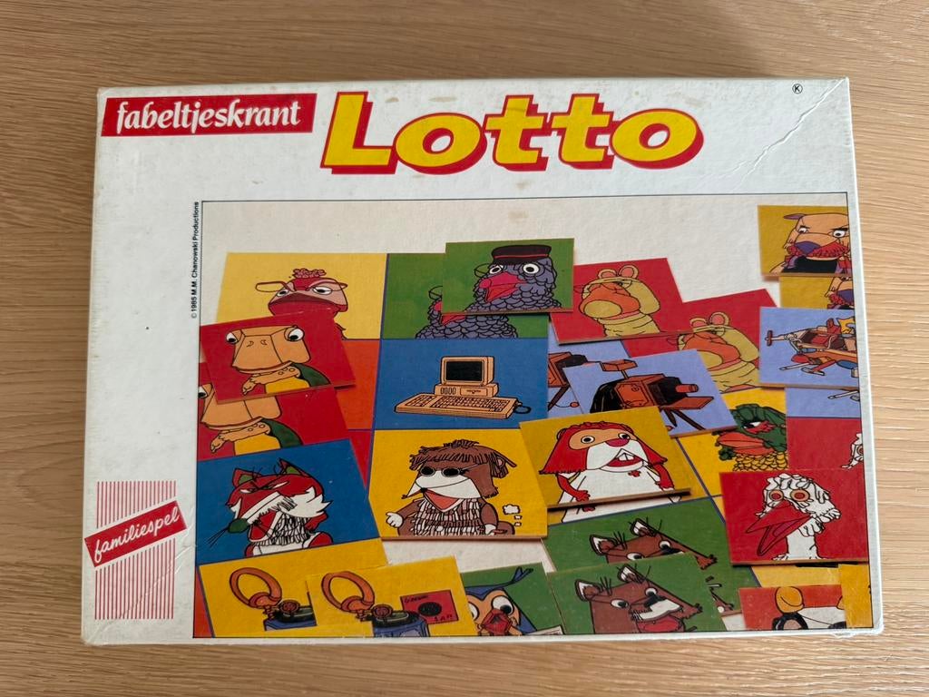 Lotto spel fabeltjeskrant, Drie of vier spelers, Ophalen of Verzenden, Gebruikt