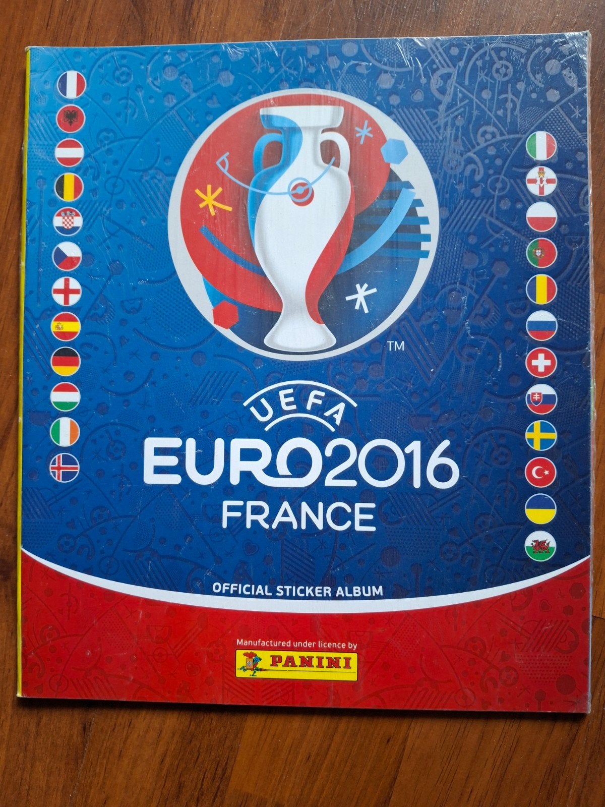 Voetbal Album Euro 2016 Leeg Geseald - Panini Official, Ophalen of Verzenden, Nieuw, Buitenlandse clubs, Poster, Plaatje of Sticker