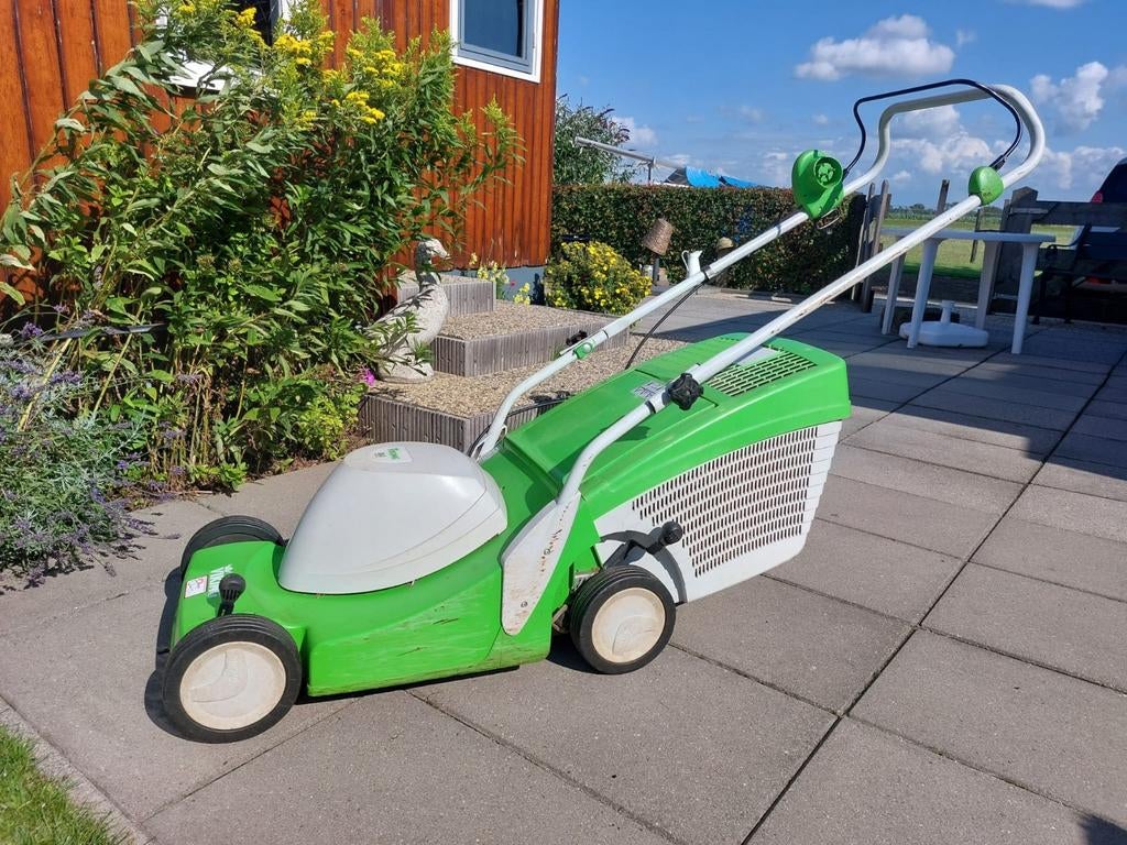 Viking/Stihl grasmaaier., Ophalen, Cirkelmaaier, Elektrische grasmaaier, Opvangbak