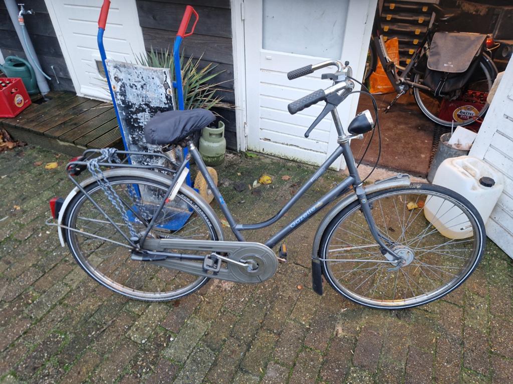Gazelle damesfiets opknapper, Versnellingen, Ophalen of Verzenden, Gazelle, Trommelrem